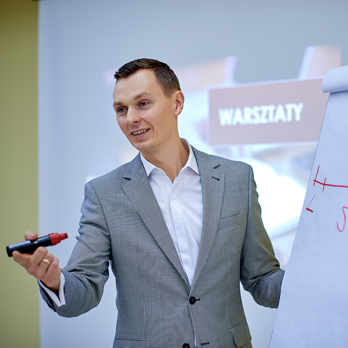 Damian Rozmarynowski na szkoleniu REISS